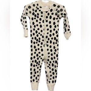 🐾 Hanna Andersson Organic Polka Dot Long Sleeve Zip Romper 🐾